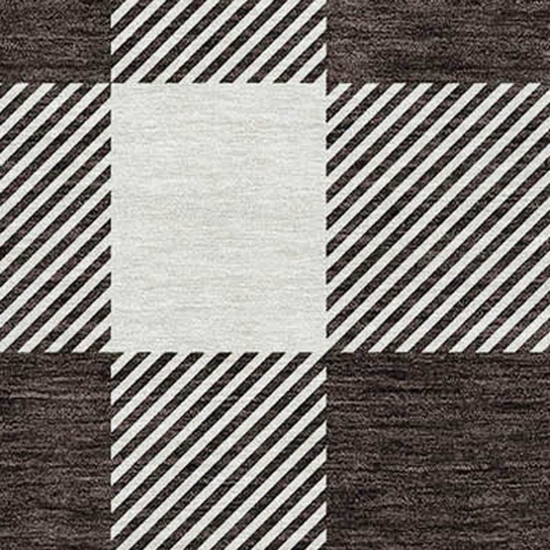 Tapis rond noir 8 po