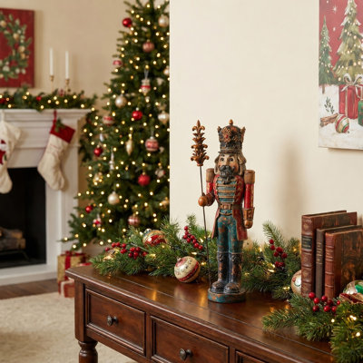 15.5" Resin Antique Toy Soldier