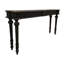Console 54 po en bois massif gris vieilli