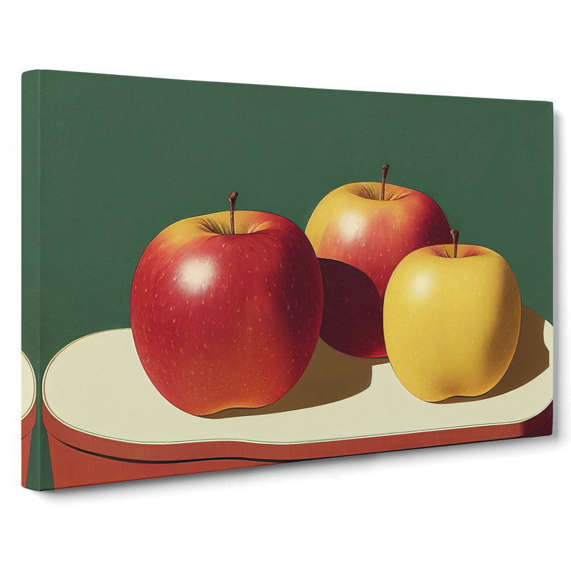 Apple Fruit Selection Vol.3 - Wrapped Canvas, 50cm H x 76cm W x 3cm D