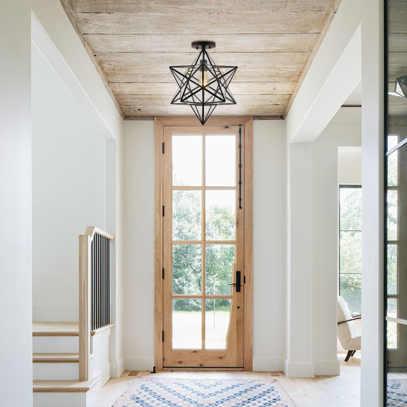 Wilmott Glass Semi Flush Mount