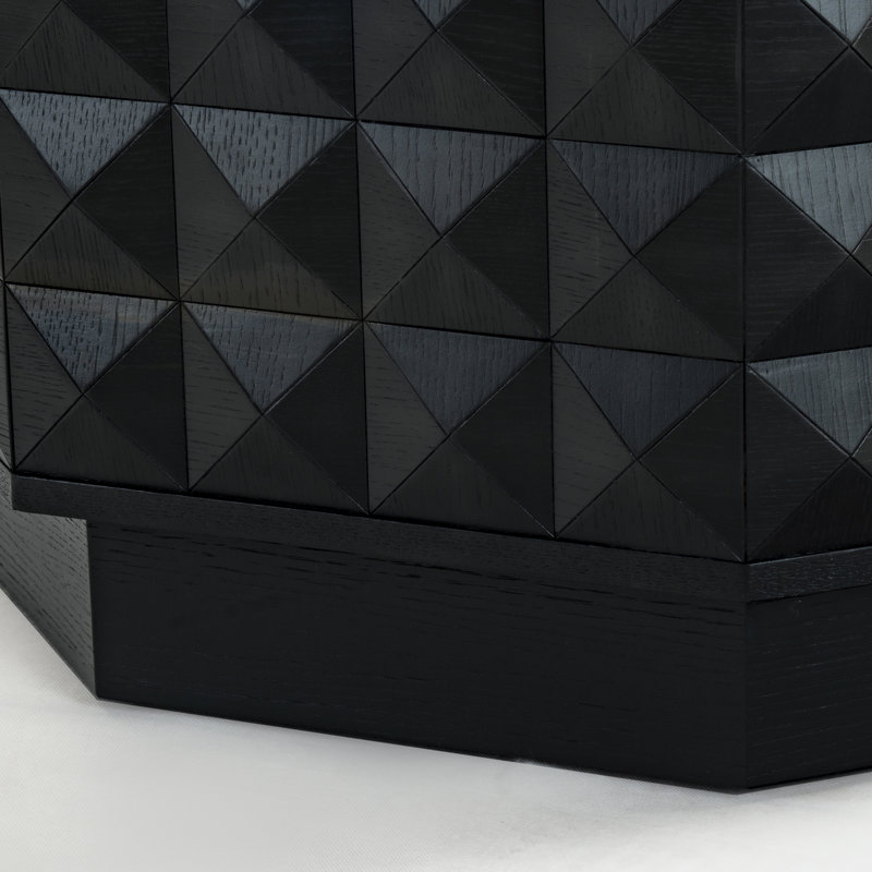 Table basse Iriye, Noir