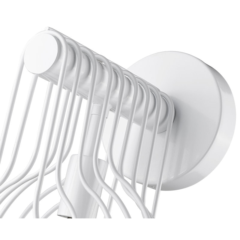 Appliquee à bras 1 lumières Hartly, H 24,5 po x l 7,75 po x P 7,75 po