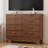 Fluted 8-Drawers Dresser For Bedroom,47''W Boho Storage Dresser & Chest-852305126