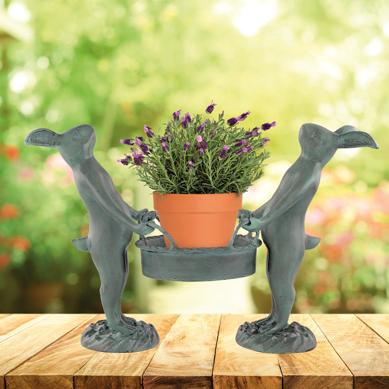 Bunny Gardeners Garden Statue