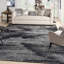 Abstract Area Rug in Black/Ivory-1685190355