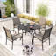Alyah Round 5 - Piece 4 - Person 106.7Cm Outdoor Table Set-1209245041