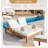 Outdoor Double Lounge Chair With 5-position Adjustable Backrest For Each Seat
