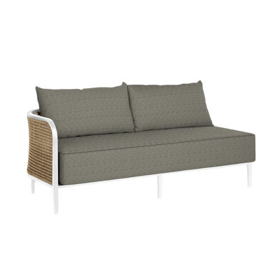 Havana 57" Wide Outdoor Loveseat with Cushions