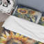 Ensemble de housse de couette en microfibre / polyester Yellow Sunflower Symphony II Bedding-561370257