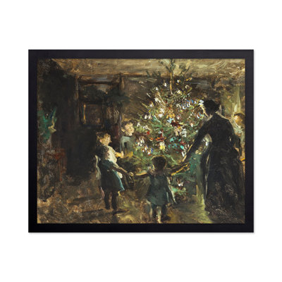 Peinture d'arbre de Noël