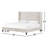 Cognac Upholstered Wingback Bed-702221604