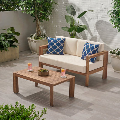 Causeuse et table basse Genser