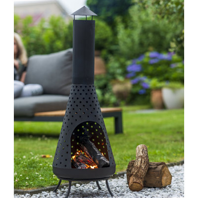 Napa Novelty Clay Wood Burning Smokeless Chimenea