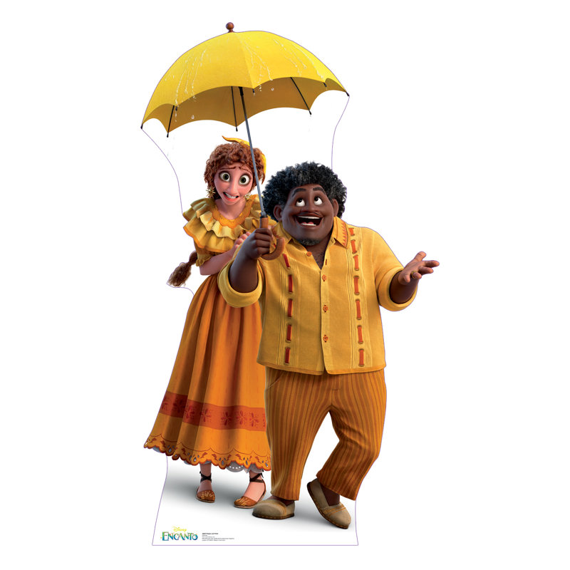 68'' Yellow and Orange Disney Encanto Cardboard Standup