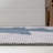 Katriel Minimalist Geometric Machine-Washable Gray/Blue Rug-1612857450