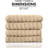 Fralick 4 Pieces Hand Towels Set %100 Turkish Cotton, Quick Dry -1789254037