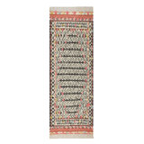 Flamenco Dancing Southwestern Area Rug in Black/White/Red