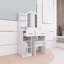 Ensemble de coiffeuse avec armoire de rangement et 2 tiroirs Lighting