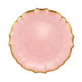 Baroque Handmade Glass Dinner Plate