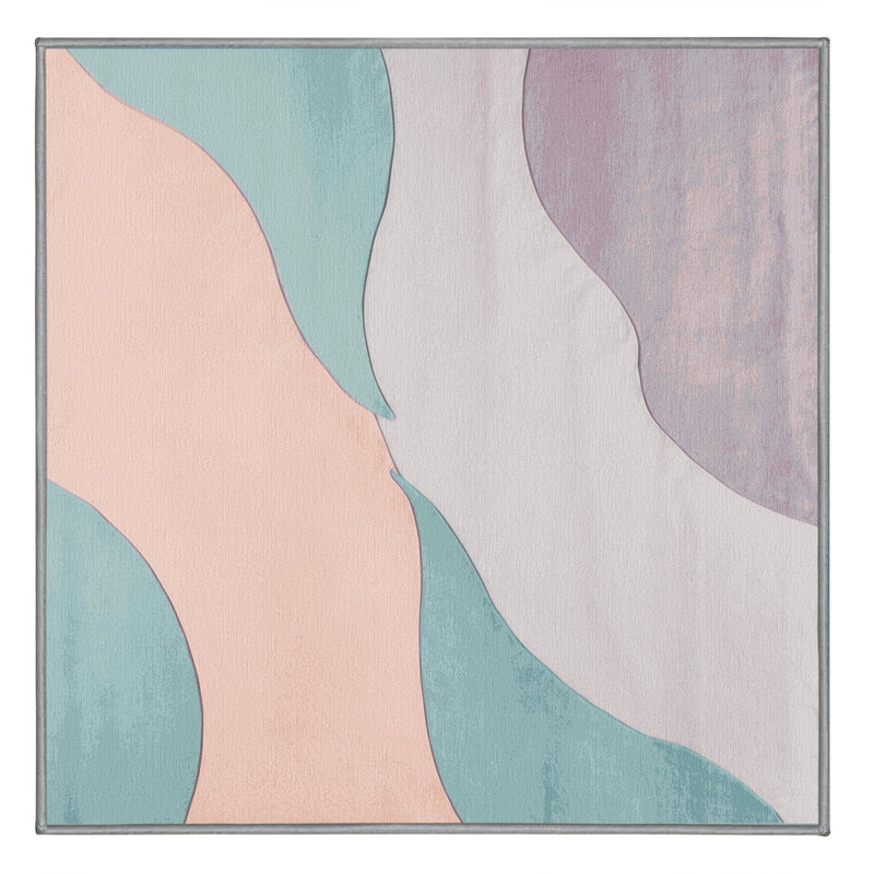 Periwinkle Haze Rug, Square 7'