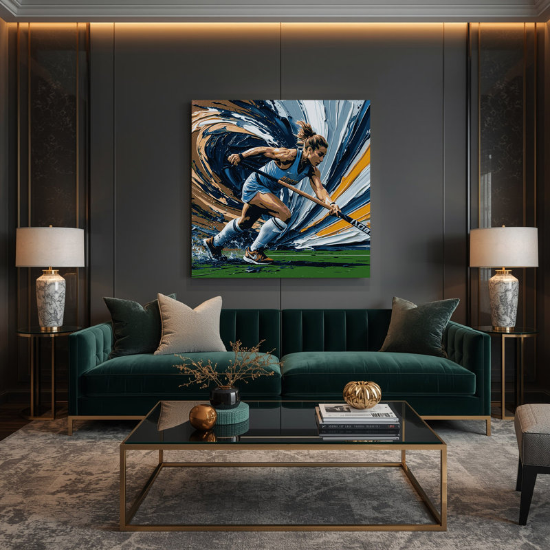 Art sur toile brun, 16" H x 16" W