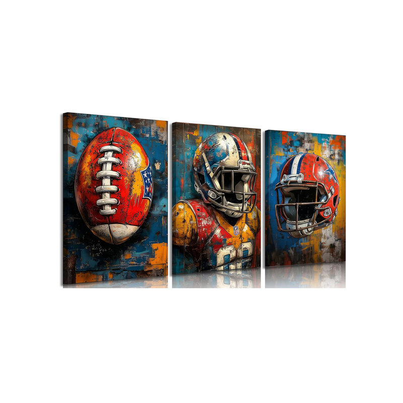 3 Piece Wrapped Canvas Print