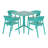 4-Person Outdoor Square Dining Set-1017015230