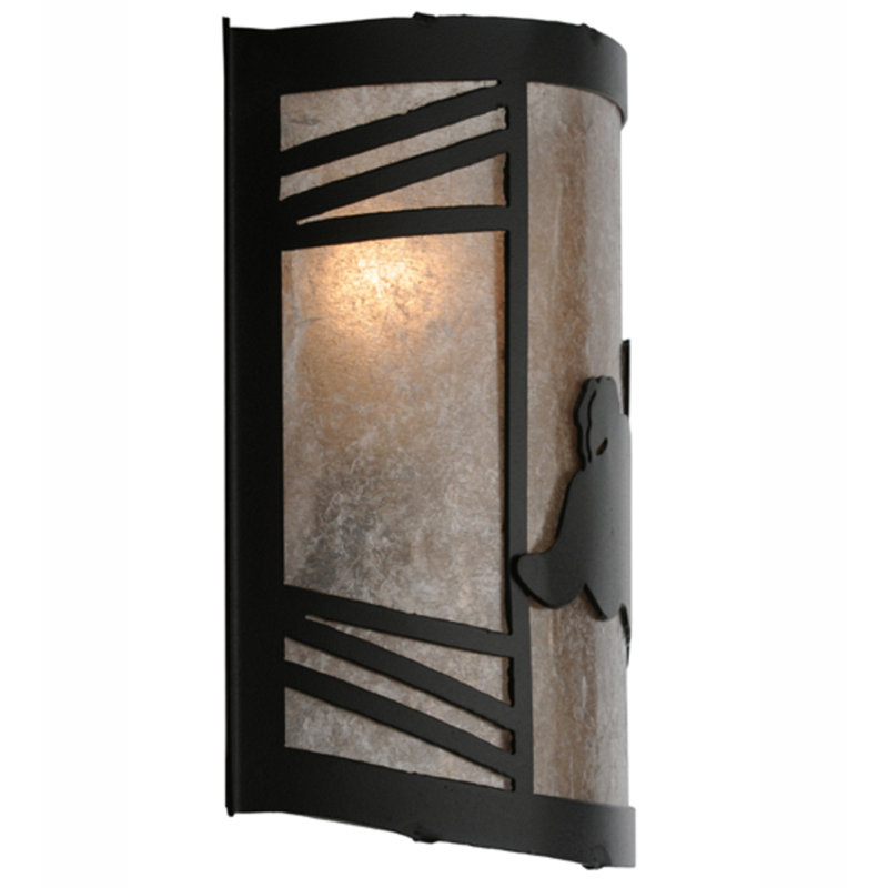 Rabbit on the Loose 1 - Light Flush Mounted Sconce