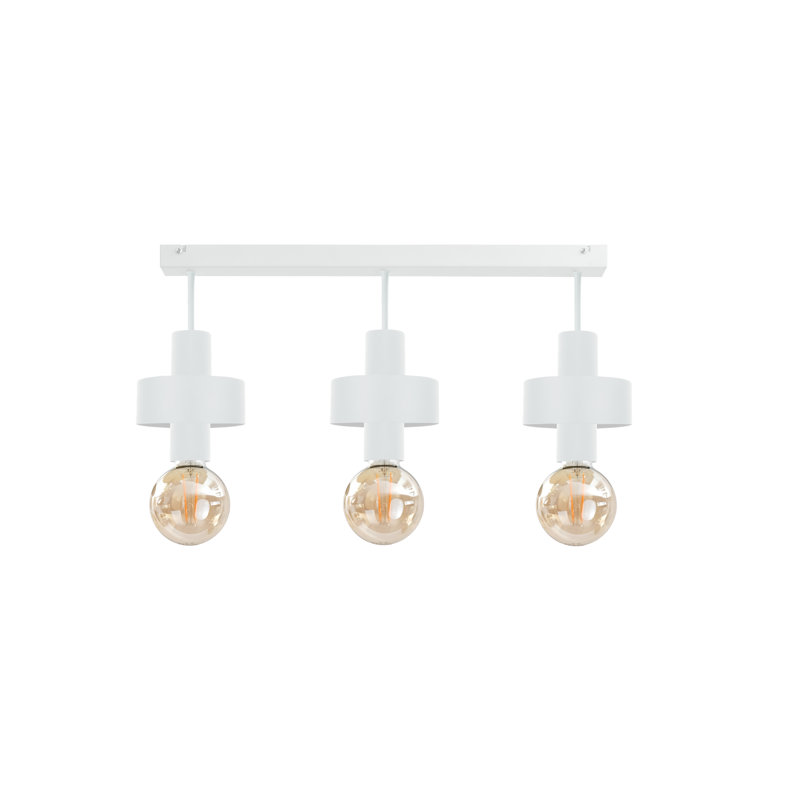 Berndien Semi Flush Mount, White