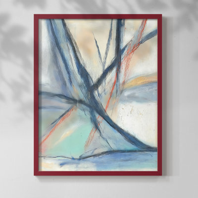 Série ABSTRACT DCCLVII - Impression encadrée de qualité supérieure - Prêt à être accroché - Aucun clou requis