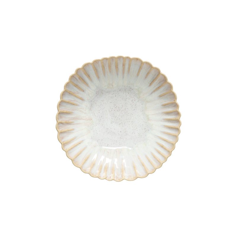 Mallorca Fine Stoneware Pasta Bowl, Sand Beige