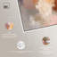 Décoration murale abstraite Hazy Sunset III par Art Remedy, cadre blanc, 10 x 15-51571629-51571625