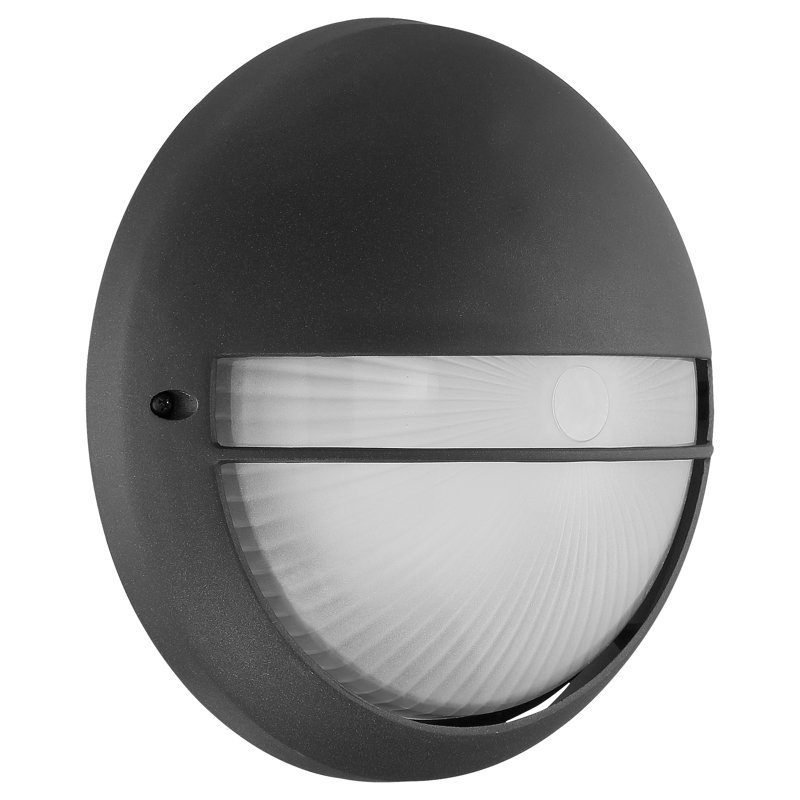 Clifton 1 - Bulb Outdoor Bulkhead Light, Black