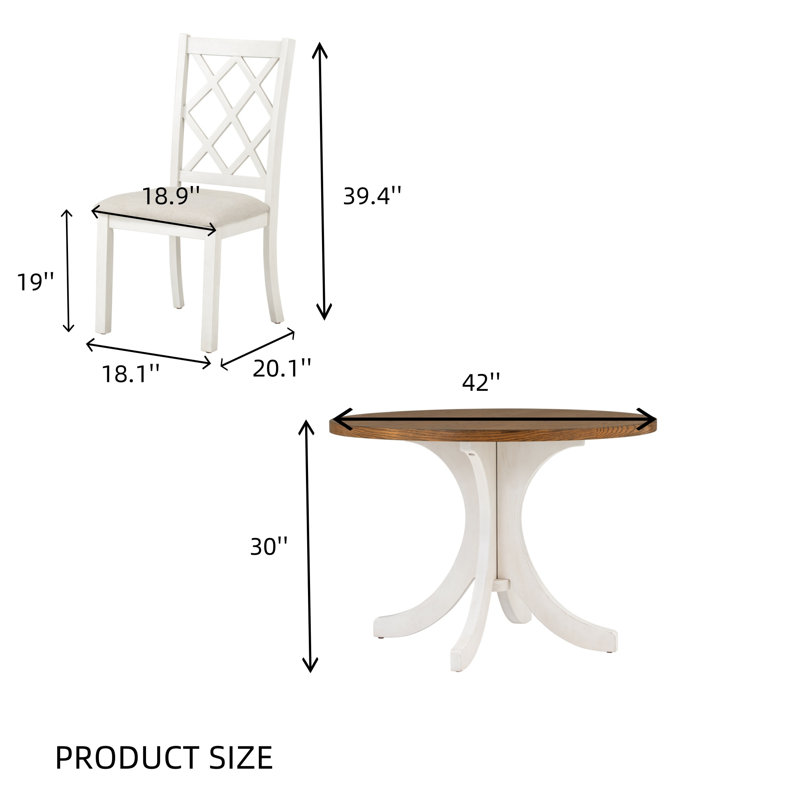 Ensemble de table de salle à manger 5 pièces Mid Century