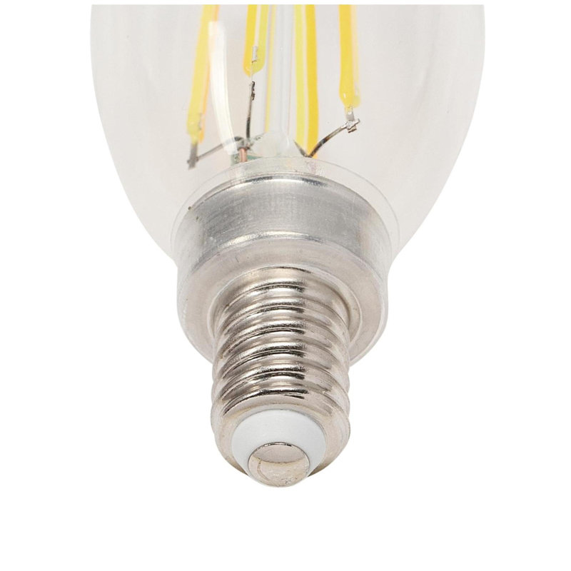 Clear Dimmable LED Candelabra Bulbs, 6-Pack, 2700K