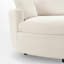 Double chaise longue surdimensionnée avec ports USB-1970444027