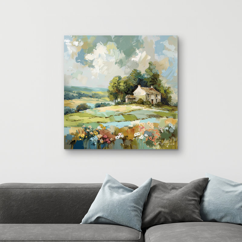 The landmark - 32"x32" art on canvas