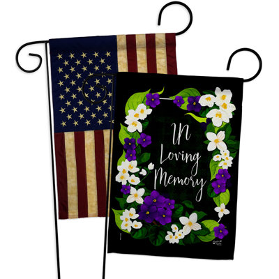Double Sided 18.5'' H x 13'' W Polyester Garden Flag