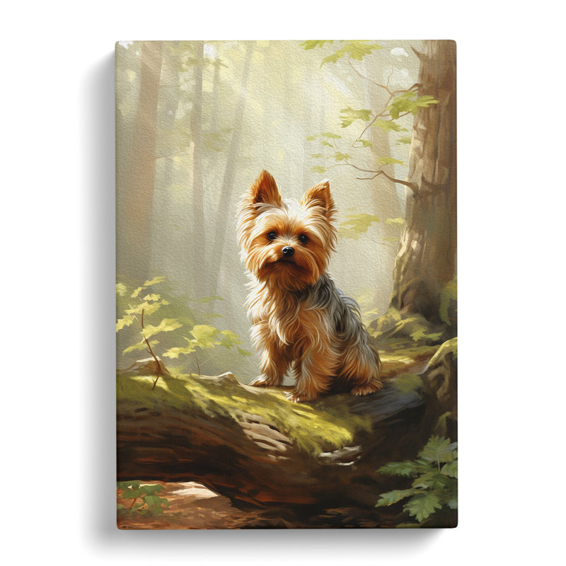 Yorkshire Terrier Informel - Wrapped Canvas