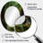 Waterfall In Dense Forest I - Large Oval Wall Mirror On Metal-1866851370