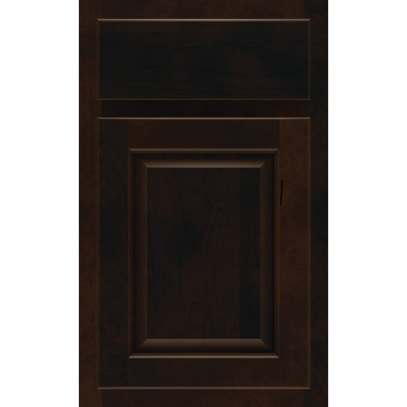 Dwelling Elmhurst Door Sample, Maple, Rich Mocha