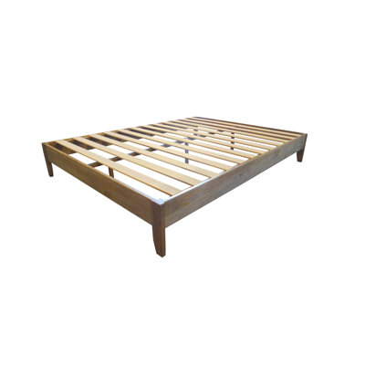 Akima Solid Wood Platform Bed by Ebern Designs