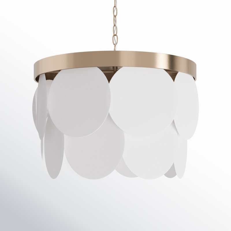 Ainsley 6 - Light Dimmable Tiered Chandelier, Satin Bronze, Not Energy Star, No