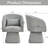 Upholstered Swivel Barrel Dining Chairs-671519497