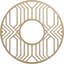 Médaillon de plafond 32 po x 32 po x 11 3/4 po x P 1/4 po-63411750-63411737