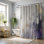 Rideau de douche abstrait Fulgentas