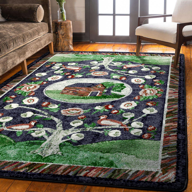 Ayzah Floral Rug, Runner 2'1" x 7'8"