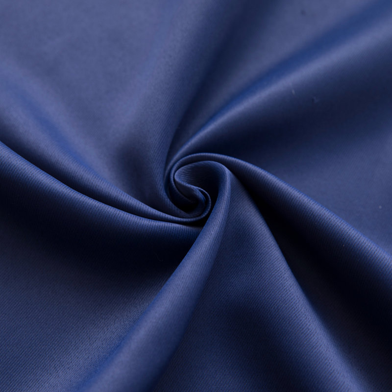 Ensemble de 2 rideaux occultants de couleur bleu marine à 2 panneaux, rideaux double épaisseur en tissu et gaze avec rideau à découpes en étoile pour salon 100 x 200 cm / 39,37 x 78,74