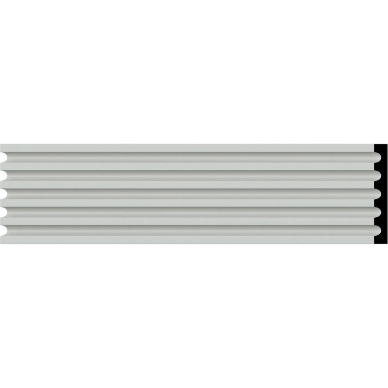 Tubage cannelé l 78 3/4 po x l 5 1 po x l 8 po x p 5 po